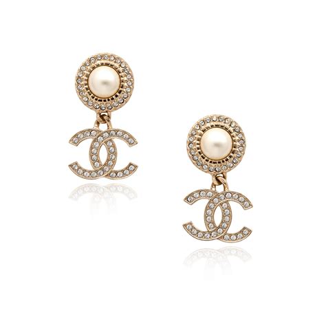 chanel imitation earrings|chanel earrings retail price.